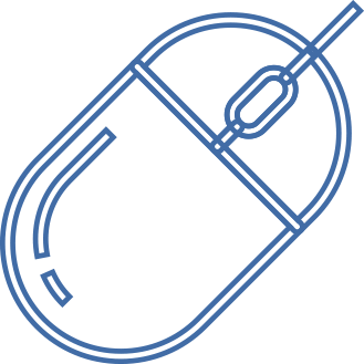 Illustration of computer mouse
